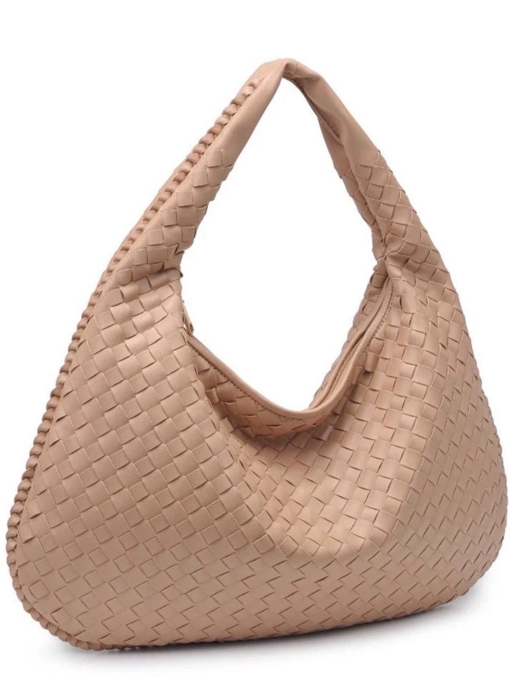 Urban Expressions Woven Hobo Shoulder Bag - Picture 4 of 5